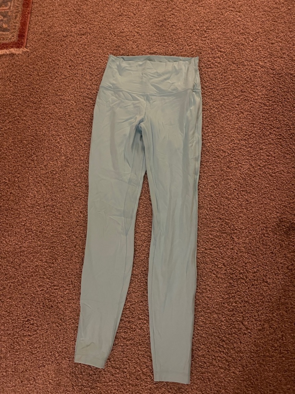 lululemon athletica sky blue leggings with high waist
